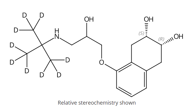 (2R,3S)-rel-Nadolol-d9 (mixture of diastereomers)