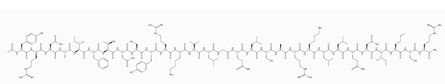 1-29-Somatoliberin (human pancreatic islet), N-acetyl-2-D-arginine-29-L-argininamide-