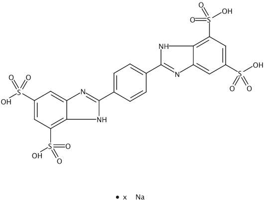 Phenyldibenzimidazoletetrasulfonate sodium salt