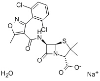 Dicloxacillin sodium hydrate
