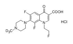 Fleroxacin-d3 hydrochloride