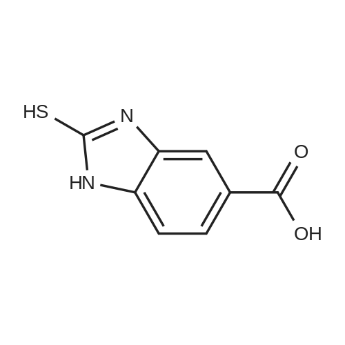 2-Mercapto-5-benzimidazolecarboxylic Acid