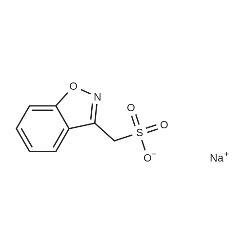 1,2-Benzisoxazole-3-methanesulfonate Sodium Salt