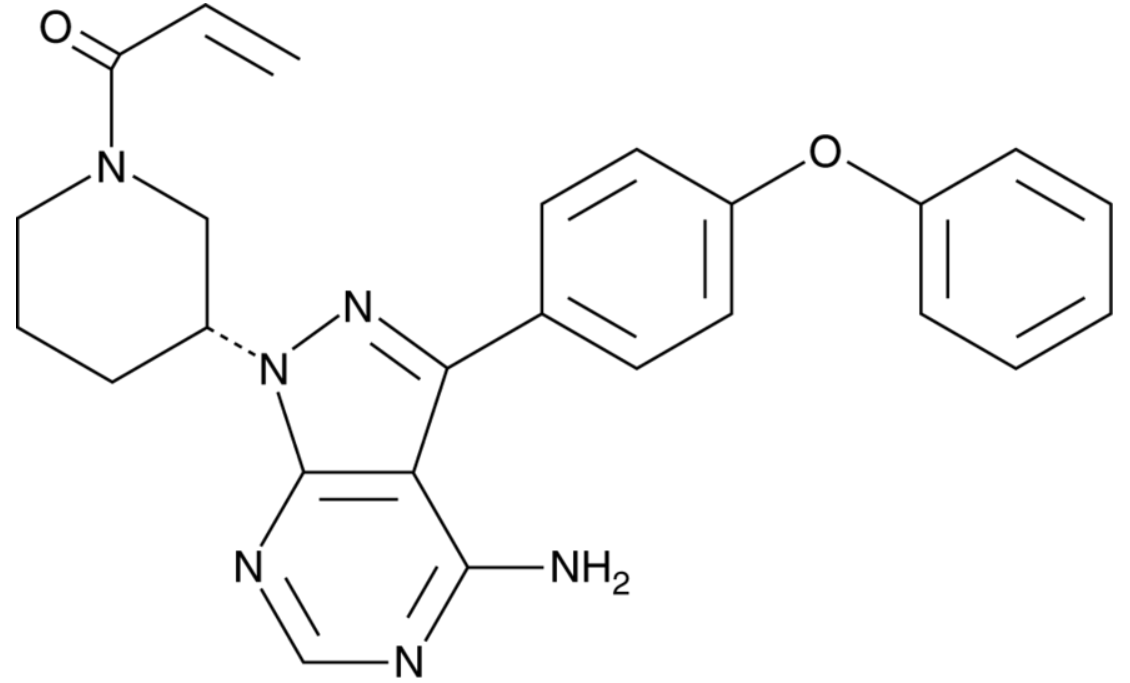 1-[(3R)-3-[4-Amino-3-(4-phenoxyphenyl)-1H-pyrazolo[3,4-d]pyrimidin-1-yl]-1-piperidinyl]-2-propen-1-one